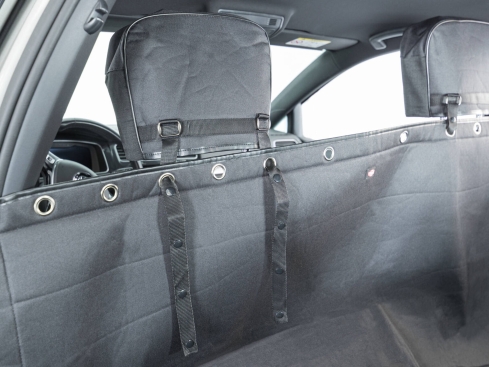 Teilbare Auto-Schondecke für die Rückbank