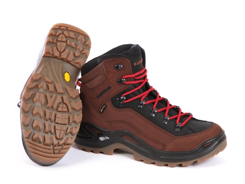 Lowa Renegade GTX® MID Herren mahagoni/rot