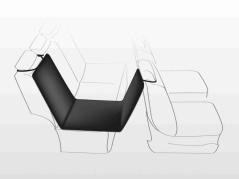 Auto Schondecke für Rücksitzbank mit hohen Seitenteilen 6