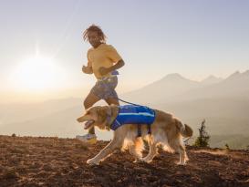 Ruffwear Trail Runner™ Laufgürtel Jogginggurt Blue Pool L/XL (89 - 127 cm) 6