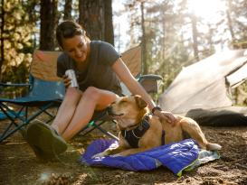 Ruffwear Highlands Sleeping Bag™ Hundeschlafsack Huckleberry Blue M (64 cm x 85 cm) 6