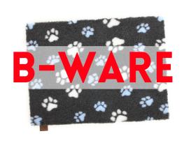 B-Ware Original Vetbed Isobed SL dunkelgrau mit blauen Pfoten 75 x 50 cm 6