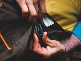 Ruffwear Sun Shower™ Regenmantel für Hunde Earth Brown S 6