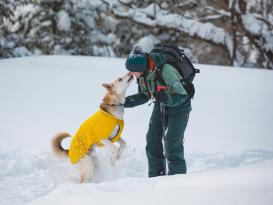 Ruffwear Vert Winter-Hundejacke Mineral Yellow 6