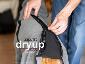 Dryup Body zip.fit Hundebademantel anthrazit XXL / 74 cm 6