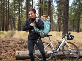 Ruffwear Hitch Hiker™ Tragerucksack für Hunde River Rock Green XXS 6