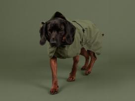 Paikka reflektierende Shell Hunde-Regenjacke Olivgrün 6