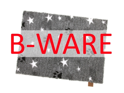 B-Ware Original Vetbed Isobed SL anthrazit meliert Paws & Stars 75 cm x 50 cm