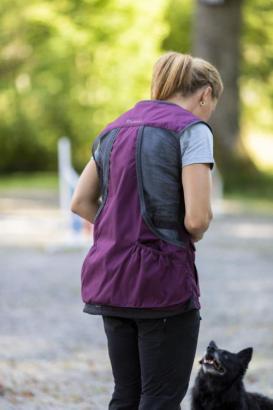 Pinewood® Dog Sports 2.0 Damen Weste pflaume/anthrazit -S- 7