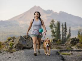 Ruffwear Stash Bag Plus™ Bauchtasche für Umhängeleine Aurora Teal 7