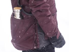 Pinewood® Dog Sports 2.0 Damen Jacke Earth Plum/Dark Anthrazit -S- 7