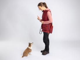 Pinewood DogSports Trainerin Hundesportweste Dark Tomato Red S 7