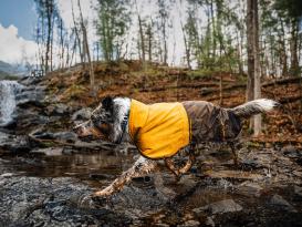 Ruffwear Sun Shower™ Regenmantel für Hunde Earth Brown S 7