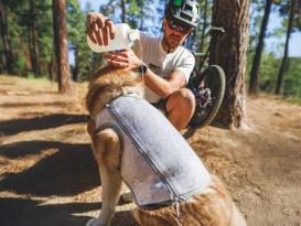Ruffwear Swamp Cooler Zip Kühlweste für Hunde Graphite Gray XL 7
