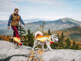 Ruffwear Lumenglow reflektierende Weste für Hunde blaze orange XL 8