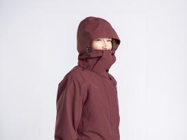 Pinewood Damen Regenparka earth plum 8