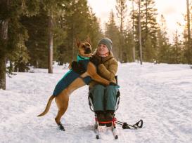 Ruffwear Vert Winter Hundejacke Aurora Teal XS 8