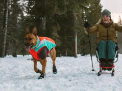 Ruffwear Lumenglow reflektierende Weste für Hunde Red Sumac 9