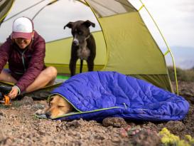Ruffwear Highlands Sleeping Bag™ Hundeschlafsack Huckleberry Blue M (64 cm x 85 cm) 9