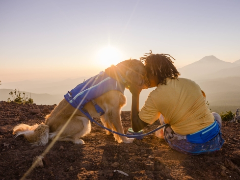 Ruffwear Trail Runner™ Hunde-Laufweste Blue Pool