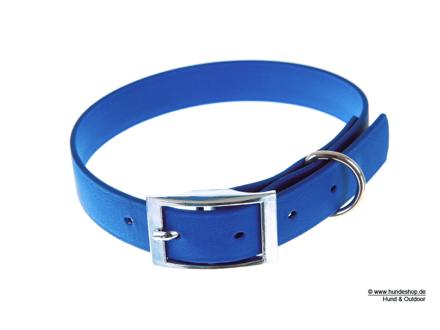 Relaxoo Biothane Hundehalsband dunkelblau 25mm breit 