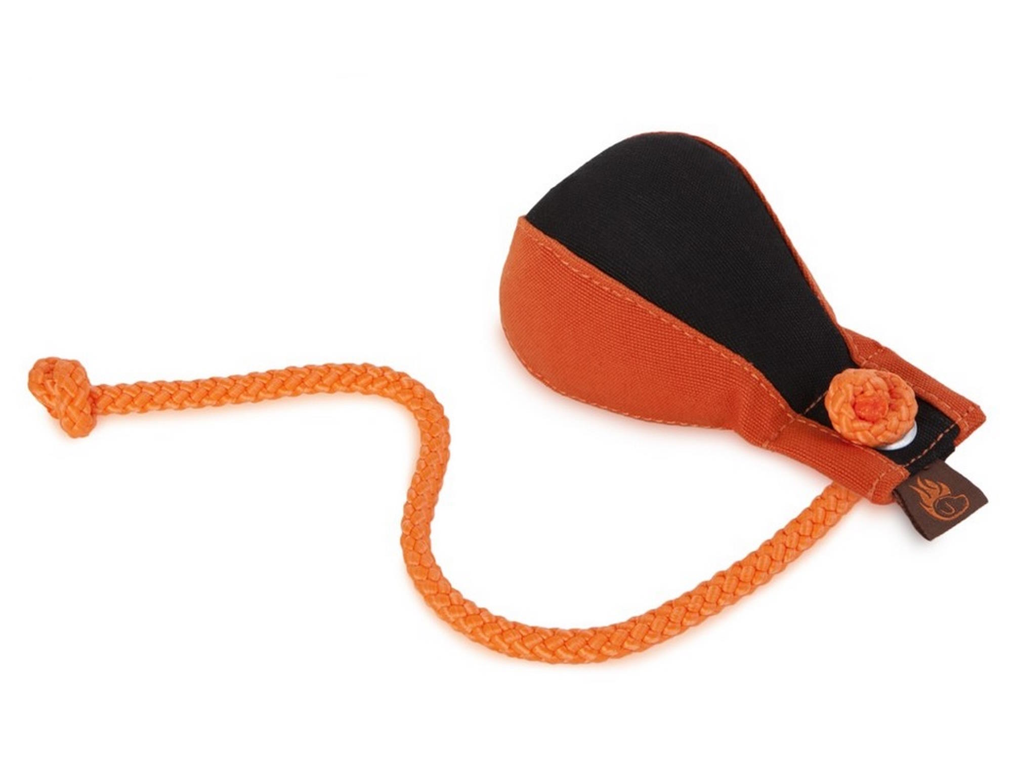 Marker Dummy Ball Medium mit Wurfhilfe schwarz/orange 