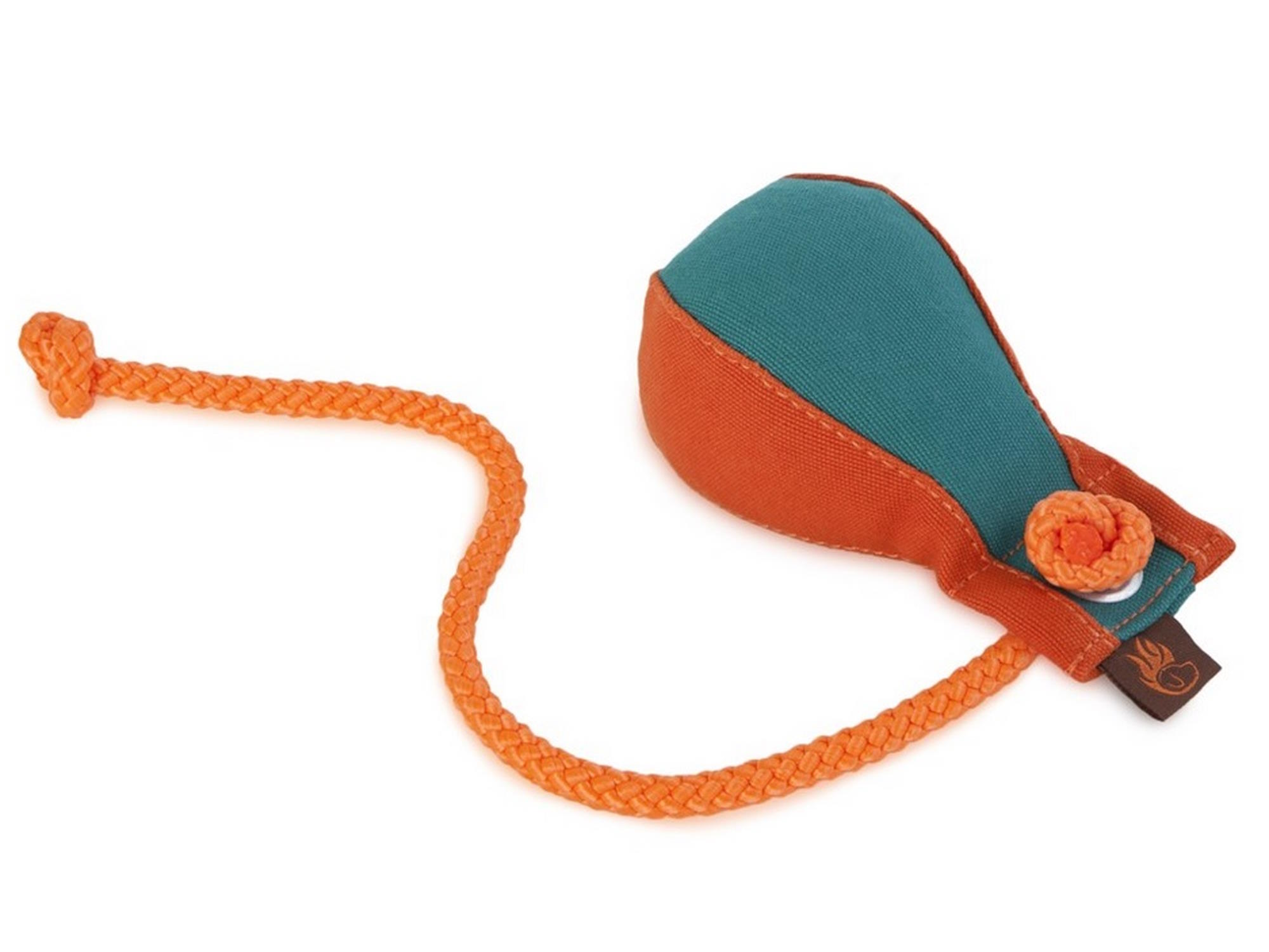 Firedog Marking Dummy Ball Medium mit Wurfhilfe orange/grün 