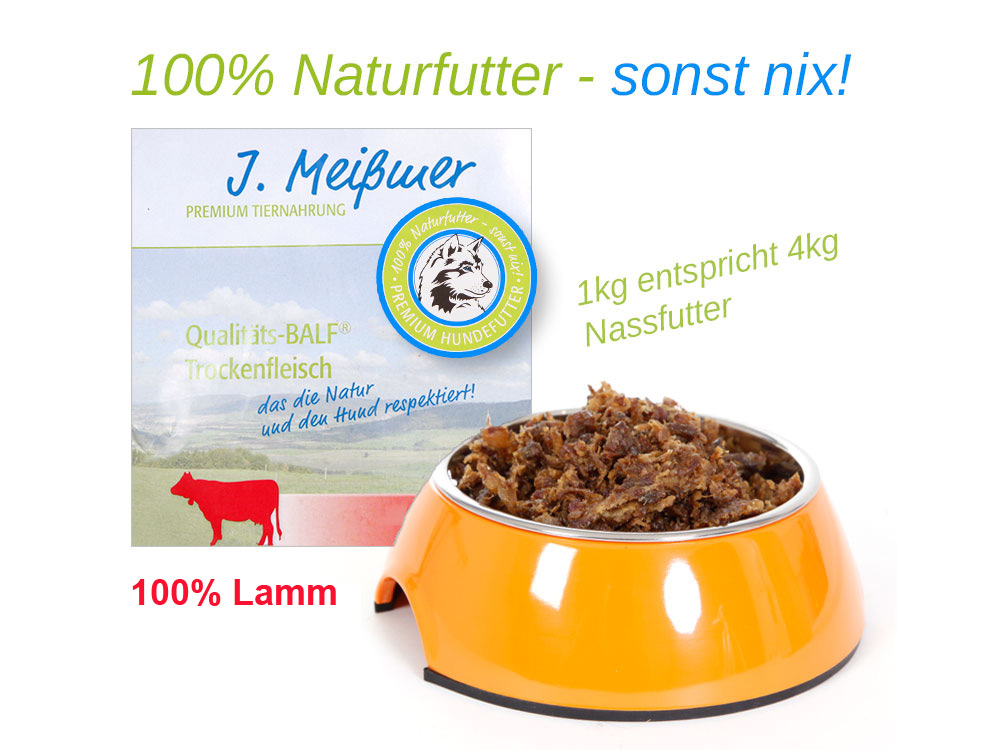 BALF Premium Trockenfleisch 100% Lamm 