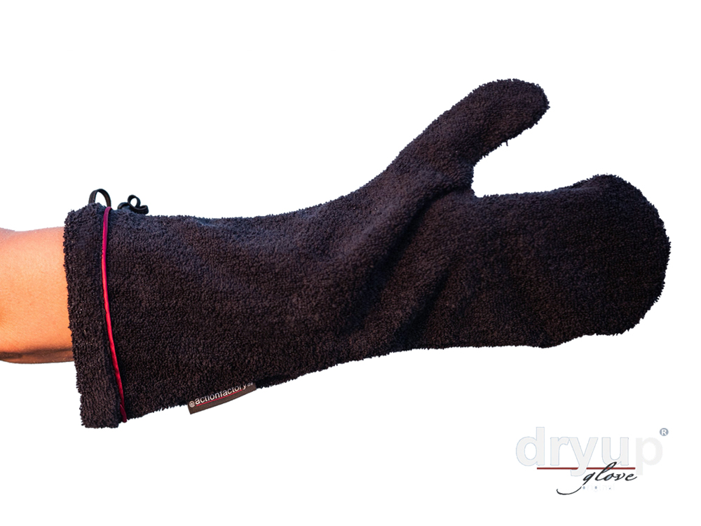 Dryup Glove Frotteehandschuh mit Armschutz 