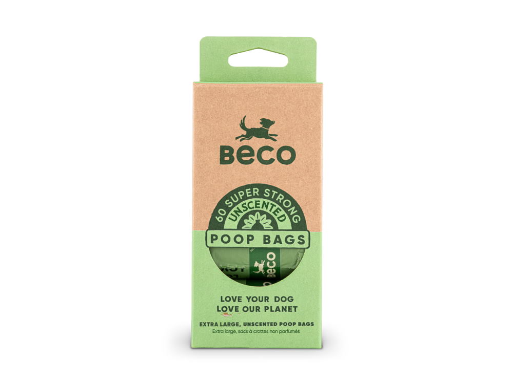 48 Beco Bags kompostierbare Hundekotbeutel 