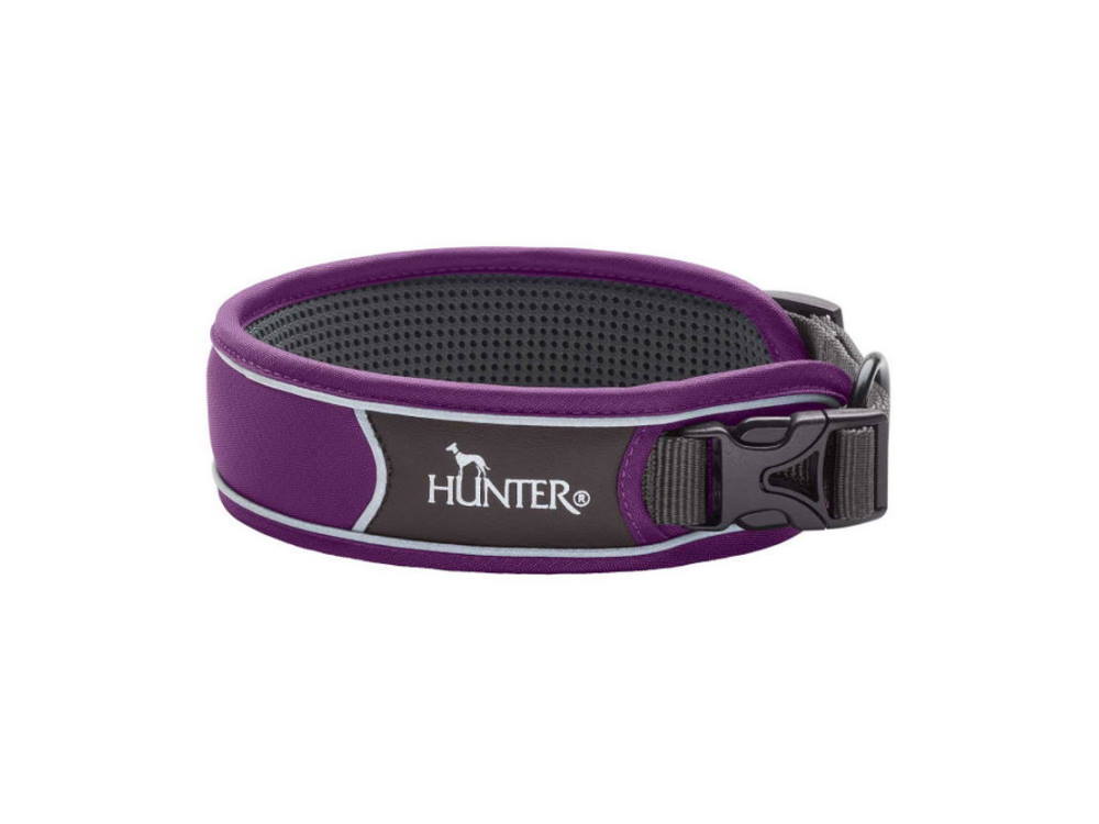 Hunter Divo Hundehalsband violett/grau 