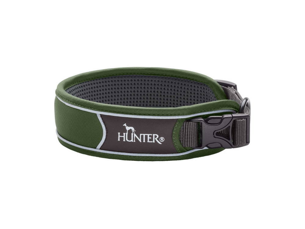Hunter Divo Hundehalsband grün/grau 